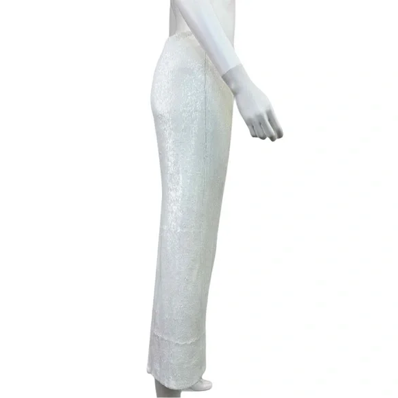 GAUCHERE White Sequin Maxi Skirt Size 34 - Picture 4 of 9
